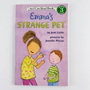 2/$6 Emma’s Strange Pet book by Jean Little, Early Reader (Paperback)